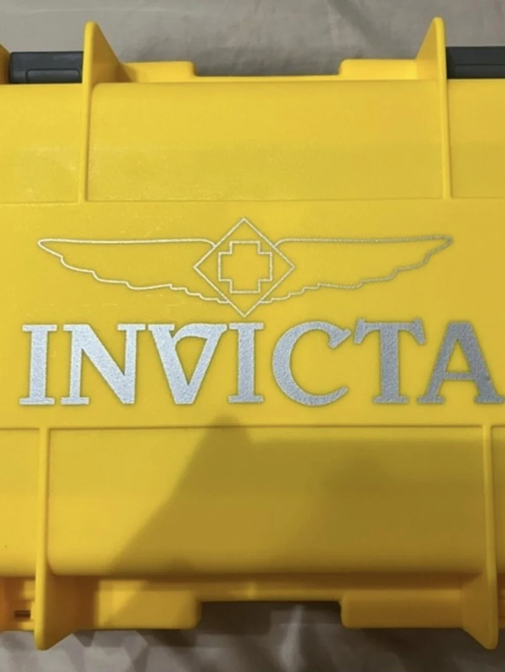 Invicta 8 Slot Yellow Plastic Watch Case
